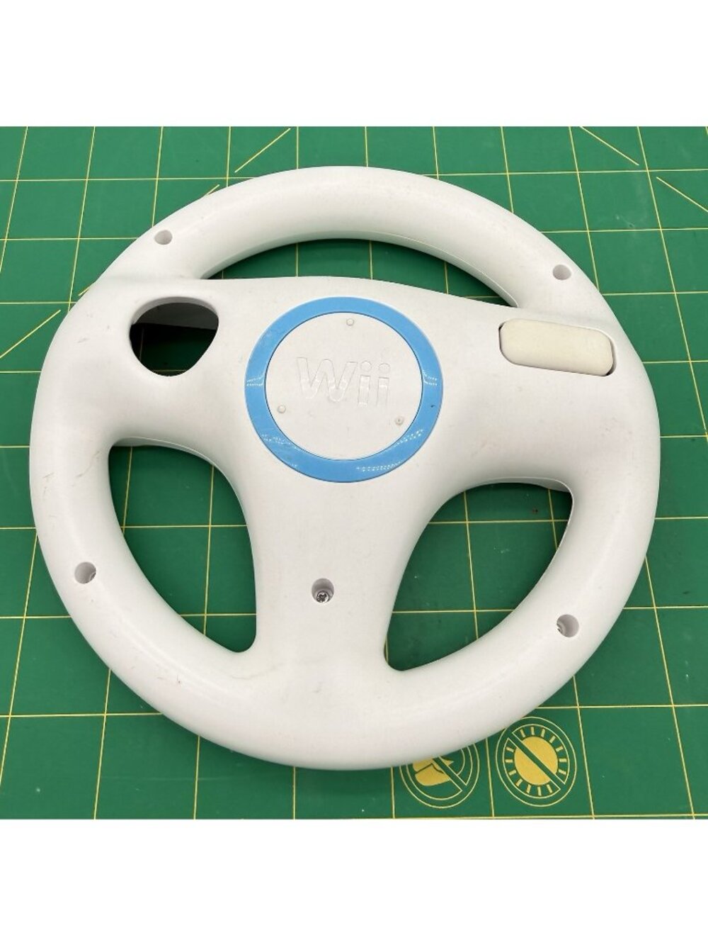 Nintendo Wii Steering Wheel Controller For Mario Kart Other Games